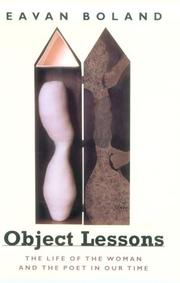 Cover of: Object lessons by Eavan Boland