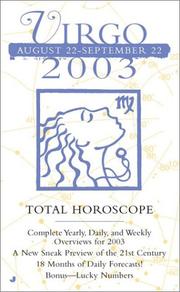 Cover of: Total Horoscopes 2003 by Unauthored