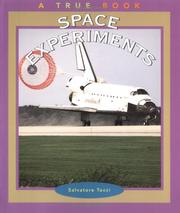 Cover of: Space Experiments (True Books)