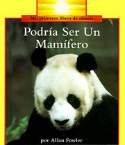 Cover of: Podria Ser un Mamifero / It Could Still Be a Mammal (Spanish Rookie Read-About Science)