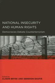 Cover of: National Insecurity and Human Rights by 