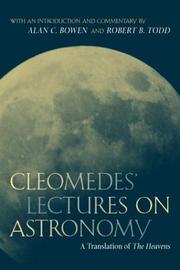 Cover of: Cleomedes' Lectures on Astronomy by Cleomedes