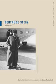 Cover of: Gertrude Stein by Gertrude Stein