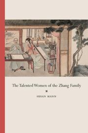 Cover of: The Talented Women of the Zhang Family by Susan Mann