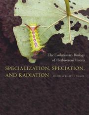 Specialization, Speciation, and Radiation by Kelley Tilmon