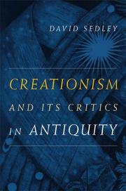 Cover of: Creationism and Its Critics in Antiquity (Sather Classical Lectures)