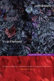 Cover of: It's go in horizontal: Selected Poems, 1974-2006 (New California Poetry)