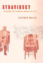 Cover of: Stravinsky: The Second Exile by Stephen Walsh