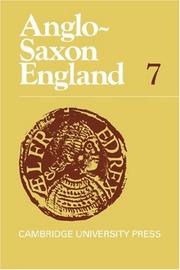 Cover of: Anglo-Saxon England by Peter Clemoes