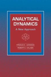 Cover of: Analytical Dynamics: A New Approach