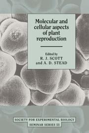 Cover of: Molecular and Cellular Aspects of Plant Reproduction (Society for Experimental Biology Seminar Series) by 