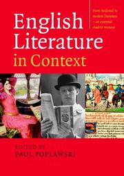 Cover of: English Literature in Context by Paul Poplawski