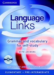 Cover of: Language Links Pre-intermediate with Answers and Audio CD by Adrian Doff, Christopher Jones