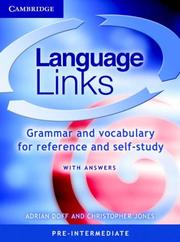 Cover of: Language Links Pre-intermediate with Answers: Grammar and Vocabulary for Reference and Self-Study