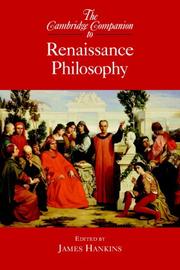 Cover of: The Cambridge Companion to Renaissance Philosophy (Cambridge Companions to Philosophy) by James Hankins