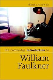 Cover of: The Cambridge Introduction to William Faulkner (Cambridge Introductions to Literature)