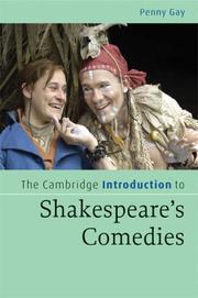 Cover of: The Cambridge Introduction to Shakespeare's Comedies (Cambridge Introduction)