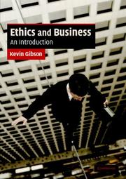 Cover of: Ethics and Business by Kevin Gibson
