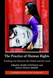 Cover of: The Practice of Human Rights by 