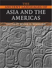 Cover of: The Ancient Languages of Asia and the Americas by 