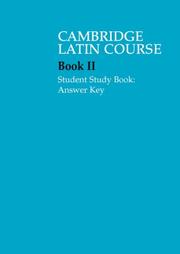 Cover of: Cambridge Latin Course 2 Student Study Book Answer Key
