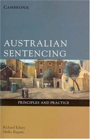 Cover of: Australian Sentencing by Richard Edney, Mirko Bagaric