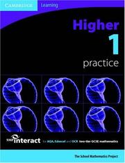 Cover of: SMP GCSE Interact 2-tier Higher 1 Practice Book (SMP Interact 2-tier GCSE) by School Mathematics Project.