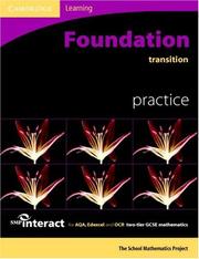 Cover of: SMP GCSE Interact 2-tier Foundation Transition Practice Book (SMP Interact 2-tier GCSE)