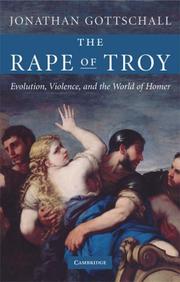 Cover of: The Rape of Troy by Jonathan Gottschall