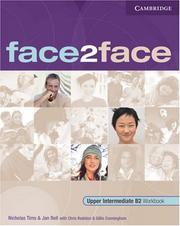 Cover of: face2face Upper Intermediate Workbook with Key (face2face)