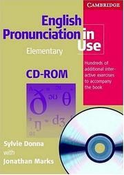 Cover of: English Pronunciation in Use Elementary CD-ROM for Windows and Mac (single user) (English Pronunciation in Use)