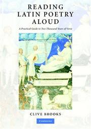 Cover of: Reading Latin Poetry Aloud: A Practical Guide to Two Thousand Years of Verse