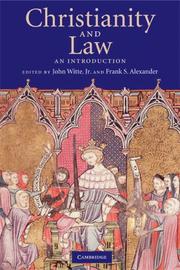 Cover of: Christianity and Law by 