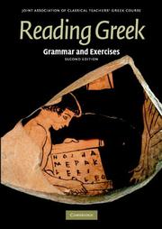 Cover of: Reading Greek by Joint Association of Classical Teachers.