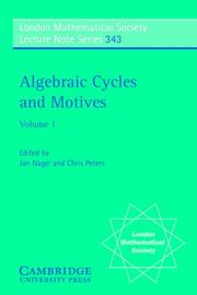 Cover of: Algebraic Cycles and Motives by 