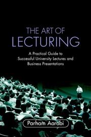 The Art of Lecturing by Parham Aarabi