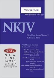 NKJV Pitt Minion Reference Black French Morocco NK443XR by Baker Publishing Group