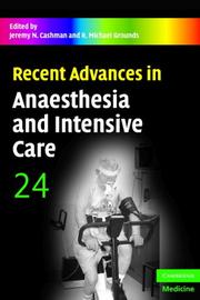 Cover of: Recent Advances in Anaesthesia and Intensive Care: Volume 24 (Recent Advances)