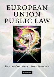 Cover of: European Union Public Law: Text and Materials