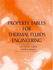 Cover of: Properties Tables Booklet for Thermal Fluids Engineering