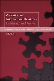 Cover of: Causation in International Relations by Milja Kurki, Milja Kurki