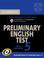 Cover of: Cambridge Preliminary English Test 5 Student's Book with answers (PET Practice Tests)