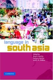 Cover of: Language in South Asia by 