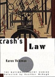 Cover of: Crash's law: poems