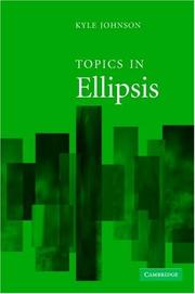 Cover of: Topics in Ellipsis | Kyle Johnson