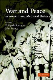Cover of: War and Peace in Ancient and Medieval History