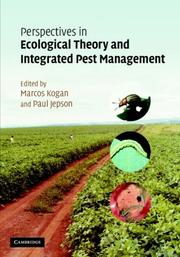 Cover of: Perspectives in Ecological Theory and Integrated Pest Management