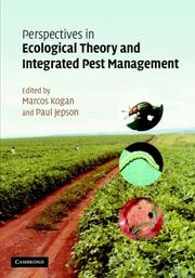 Cover of: Perspectives in Ecological Theory and Integrated Pest Management by 