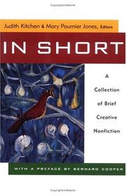 Cover of: In Short: A Collection of Brief Creative Nonfiction