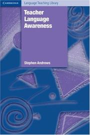 Cover of: Teacher Language Awareness (Cambridge Language Teaching Library) by Stephen Andrews